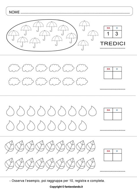 Le Schede Di Matematica Raggruppare Per Fantavolando Schede Di