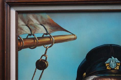 Kim Benson Oil Painting Sea Captain Nautical Sailor Captain Of The