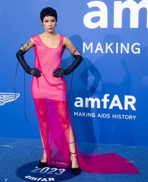 Halseys Naked Dress At The Cannes Film Festival 2023 Naked Dress