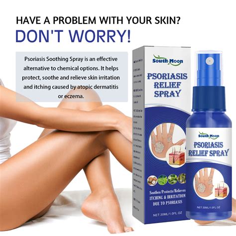 South Moon Psoriasis Relief Spray Skin Psoriasis Spray Natural Herb ...