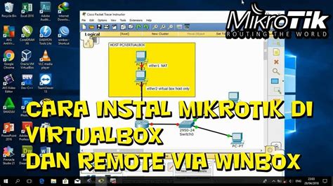 Cara Install Mikrotik Di Virtualbox Dan Remote Via Winbox YouTube