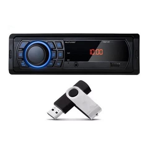 Som Automotivo Mp Player Usb Toca R Dio Multilaser Trip Fm Bluetooth