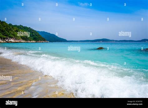 Turtle Sanctuary Beach Perhentian Islands Terengganu Malaysia Stock