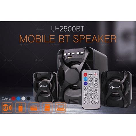 Kisonli U Bt Channel Multimedia Bluetooth Speaker System