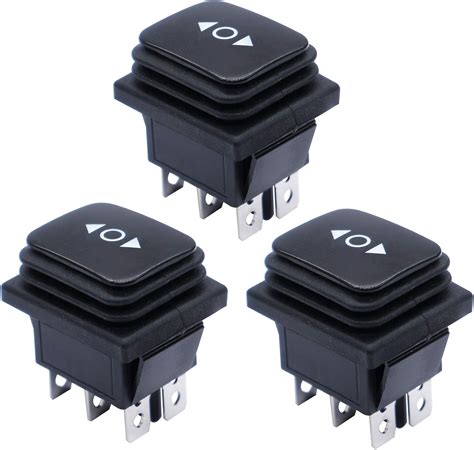 Amazon Mxuteuk 3pcs Waterproof Momentary Rocker Switch ON Off