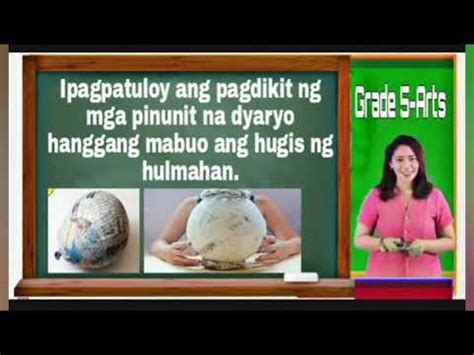 Grade Arts Paggawa Ng Paper Mache O Taka Youtube