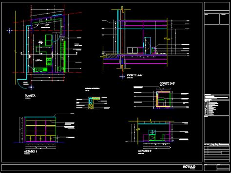 Projet De Cuisine Dans Autocad Biblioth Que Cao