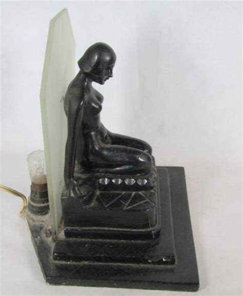 Sold Price Art Deco Seated Nude Lady Table Lamp Invalid Date AEDT