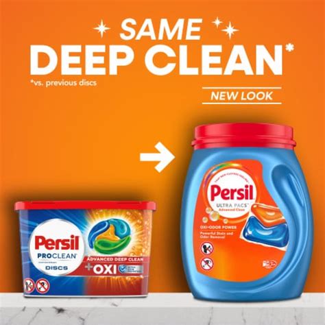 Persil® Ultra Pacs™ Advanced Clean Oxi Odor Power Laundry Detergent Pacs 57 Ct Smith’s Food