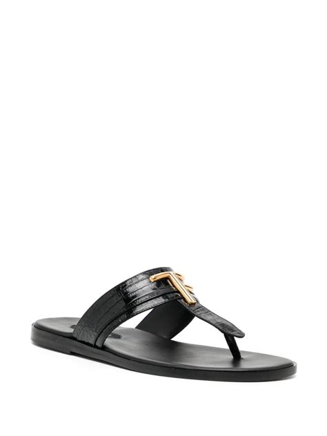 Tom Ford Brighton Leather Sandals Farfetch