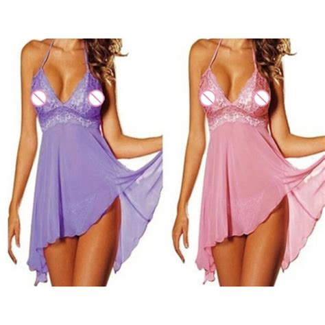 Newest Sexy Lingerie Exotic Mesh Transparent Nightwear Lace Intimates