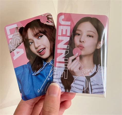 LISA JENNIE Blackpink Oreo Photo Card Pc Wts Hobbies Toys