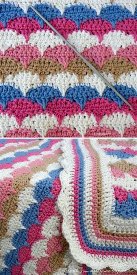 Crochet Clamshell Stitch Free Patterns And Inspiration Crochetpedia