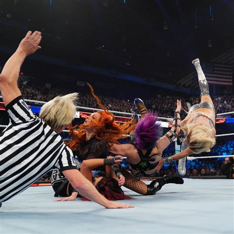 Charlotte Flair And Becky Lynch Vs Asuka Friday Night Smackdown November 24 2023 Wwe