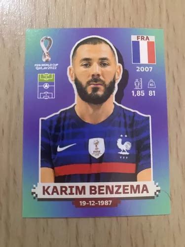 Busca Lamina Mundial Qatar 2022 Karim Benzema Fra 16 A La Venta En