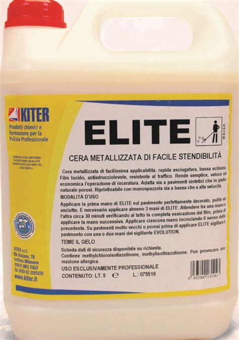 ELITE Cera Metalizzata Tanica Lt 5 Lievore Professional Tutto Per