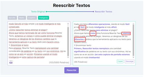 Cómo reescribir textos eliminar plagio