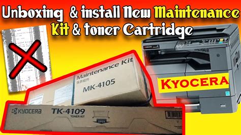 Kyocera Taskalfa 1800 Maintenance Kit And Toner Installation Replace