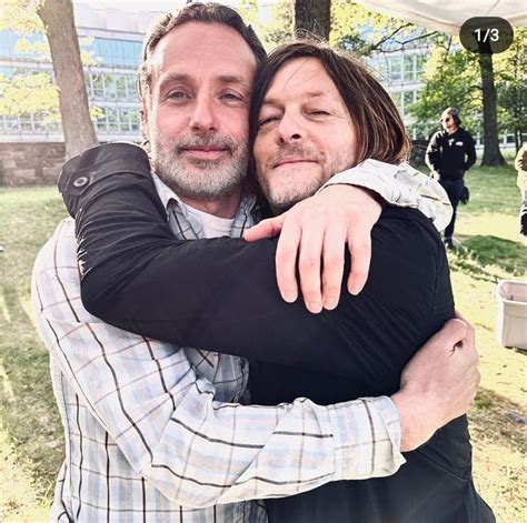 Andrew Lincoln And Norman Reedus 2023 Best Friends R Thewalkingdead