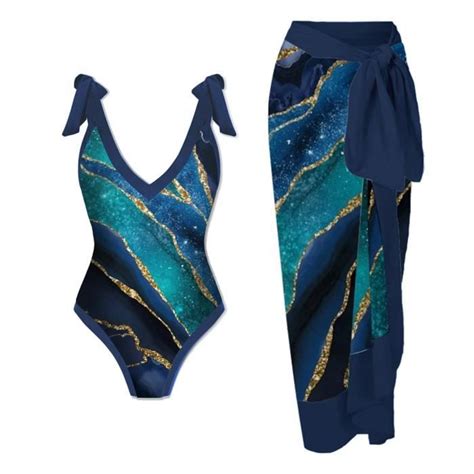 Maillot de bain une pièce Bikini Maxi robe deux pièces en mousseline à