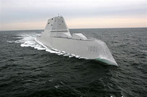 U.S. Navy Commissioned Zumwalt-class destroyer USS Michael Monsoor ...