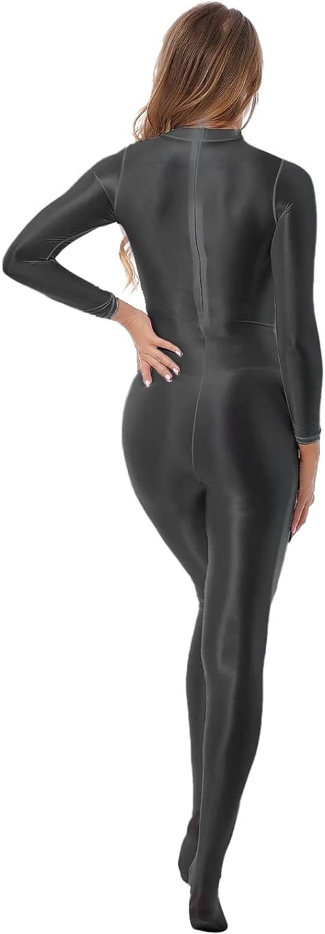 Feeshow Damen Body Welook Overall Jumpsuit Gl Nzende L Ganzk Rper