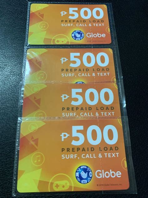 Globe Load Card Tickets And Vouchers Store Credits On Carousell