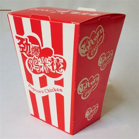 Customized Disposable Food Packaging Container For Popcorn Chicken