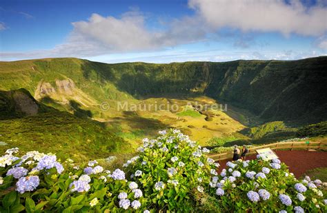 Images Of Portugal Volcanic Crater Caldeira Faial Azores Islands