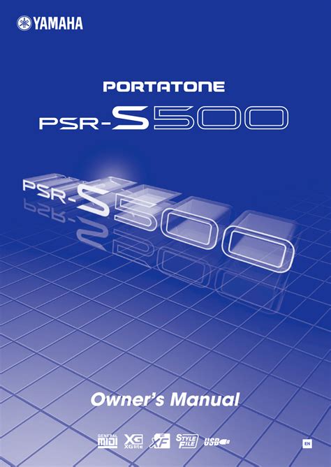 Yamaha Psr S500 Owners Manual Psrs500 En Om A1