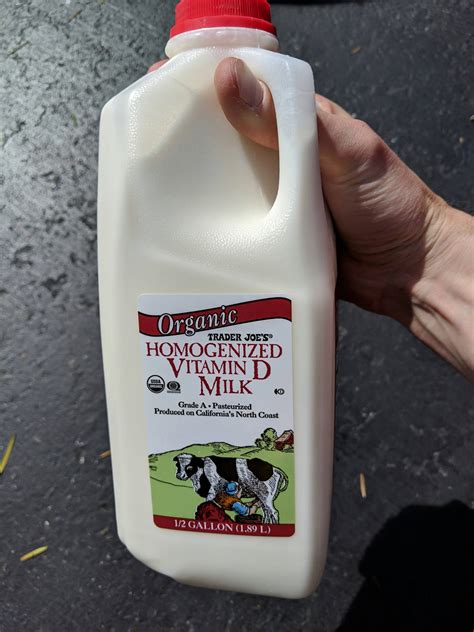 Trader Joes Milk Vs Trader Joes Organic Milk