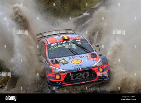 Llanidloes Uk Th Oct Thierry Neuville And Co Driver Nicolas