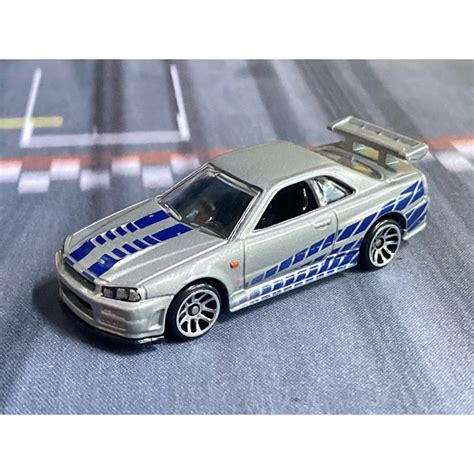 Hot Wheels Fast Furious Nissan Skyline GT R R Scale Shopee Malaysia