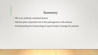 Immunological Aspects Of Myasthenia Gravis Ppt