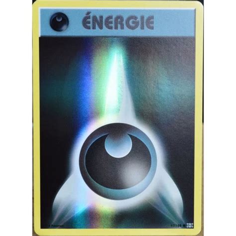 carte Pokémon 97 108 Energie Obscure REVERSE XY Evolutions Achat