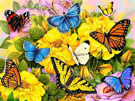 Схема вышивки «Бабочки» - Вышивка крестом | Diamond painting, 5d ...