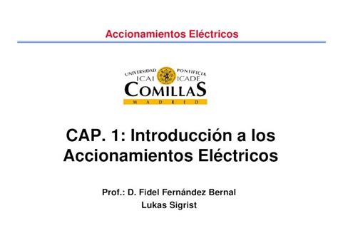 Pdf Cap Introducci N A Los Accionamientos El Ctricos Intro