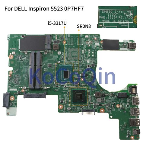 KoCoQin Laptop Motherboard For DELL Inspiron 5523 Core I5 15 Inch