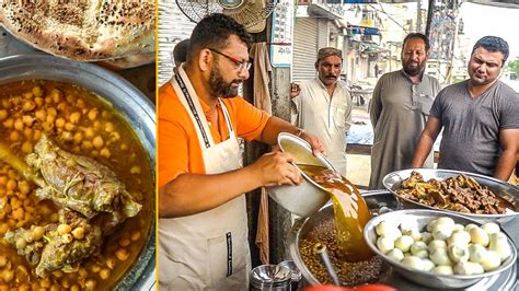 Famous Lahori Mutton Chanay Saleem Butt Naan Chanay Mutton Murgh