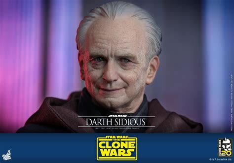 Hot Toys星際大戰複製人之戰達斯西帝Darth Sidious1 6 比例收藏級人偶 壓迫感極強的皇帝風采再臨