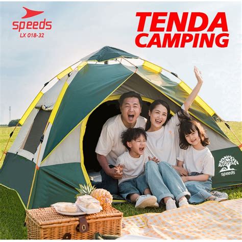 Jual Speeds Tenda Camping Orang X X Cm Tenda Lipat Portable