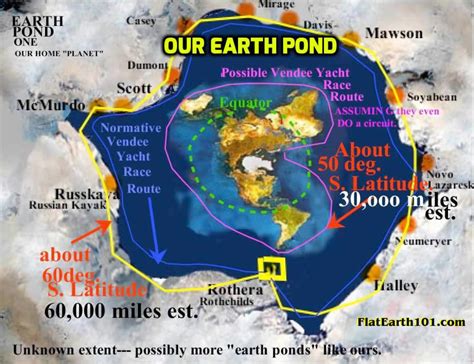 Flat Earth Map Extended