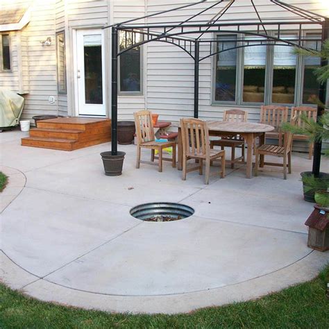 Concrete Patio Designs With Fire Pit Inspiration - Image to u