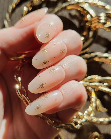 Gold Chrome Sparkle Nude Nails Gold Sparkle Nails Gold Chrome Nails Gold Nail Designs