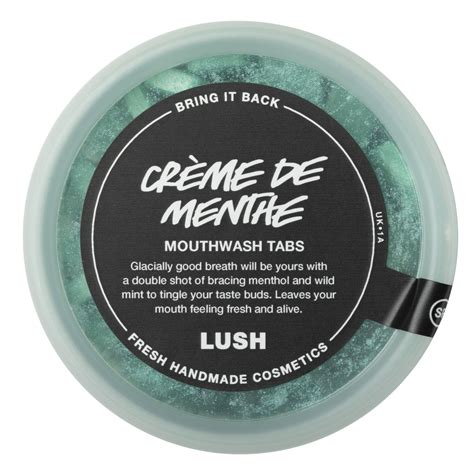 Crème De Menthe Cool Mint Flavoured Mouthwash Tabs Lush South Africa