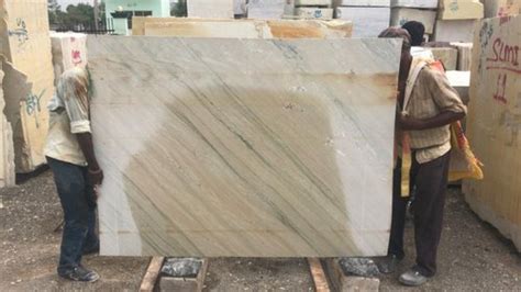 Slab White Katni Marble Flooring Thickness Mm At Rs Square