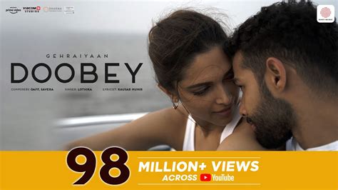 Doobey Official Video Gehraiyaan Deepika Padukone Siddhant