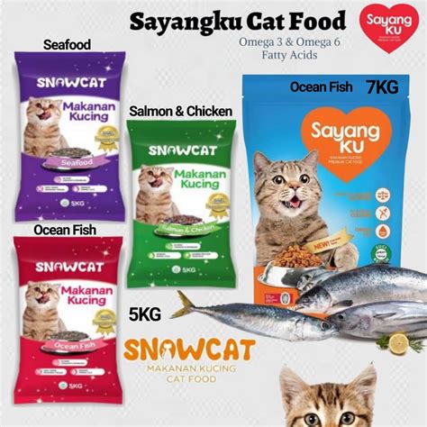 Kg Kg Sayangku Cat Food Snowcat Cat Food Makanan Kucing Ocean