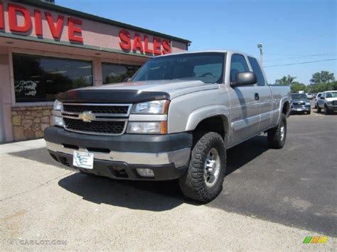 2006 Silver Birch Metallic Chevrolet Silverado 2500hd Lt Extended Cab 4x4 83263732 Gtcarlot