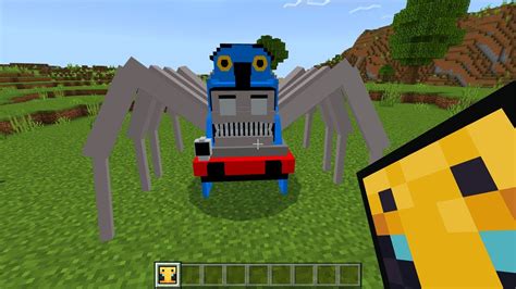 Cursed Thomas The Tank Engine ADDON In Minecraft PE YouTube